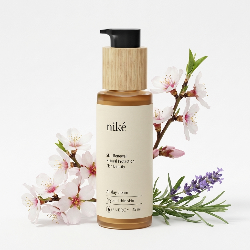 Energy Niké pleťový krém pro suchou pleť s květem levandule a mandle